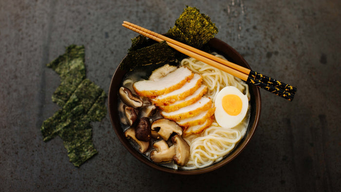 Shoyu Ramen mit Chicken Katsu