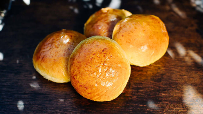 Burger-Buns für den Korea-Burger