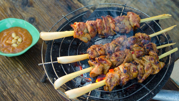 Satay-Spieße – Südostasiatisches Streetfood vom Grill 🍢