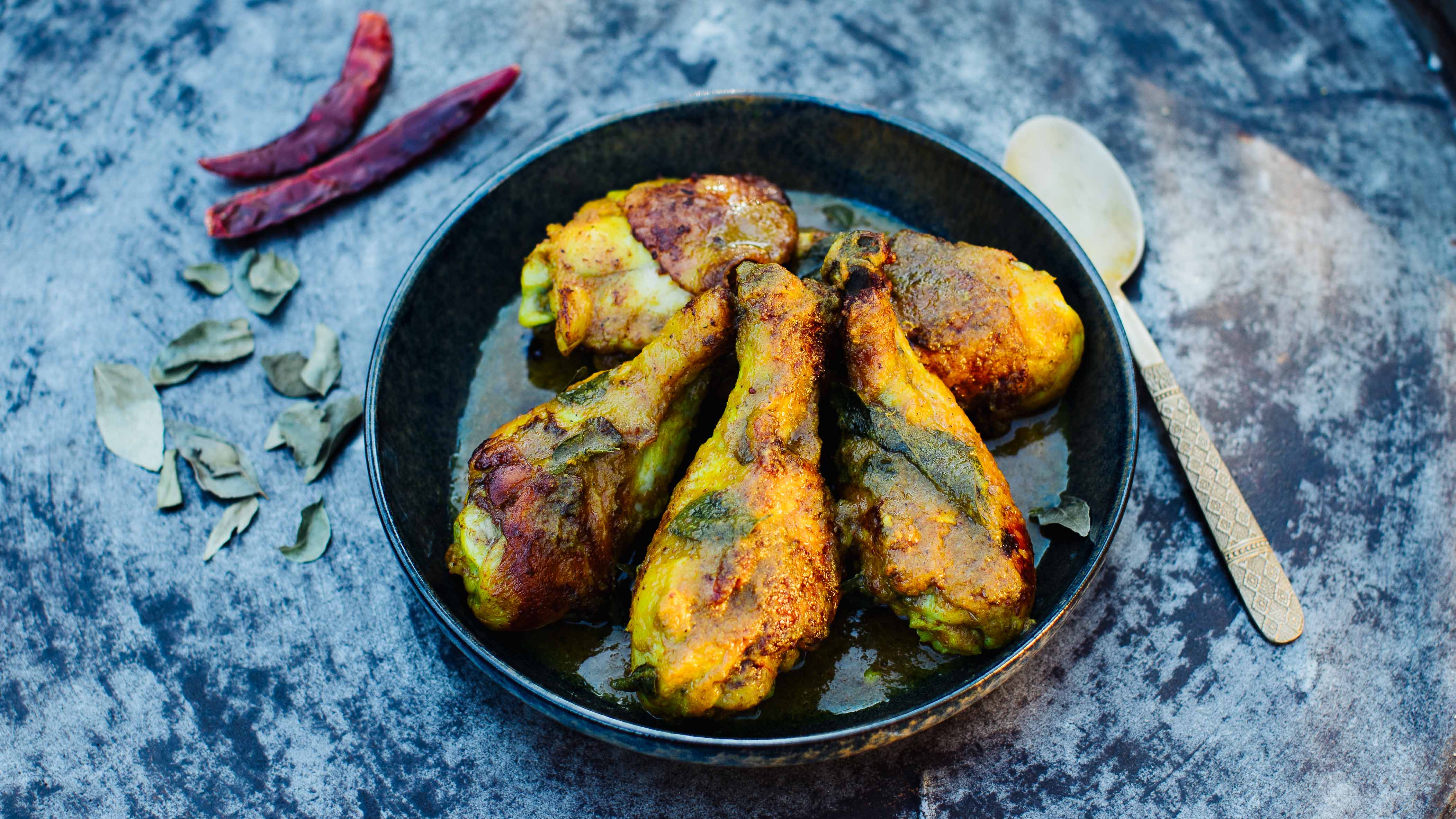 Chicken Roast Kerala Style