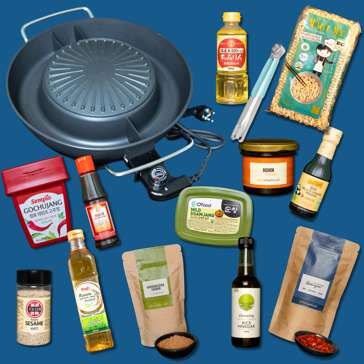 Korean BBQ Genießer Set mit Grill