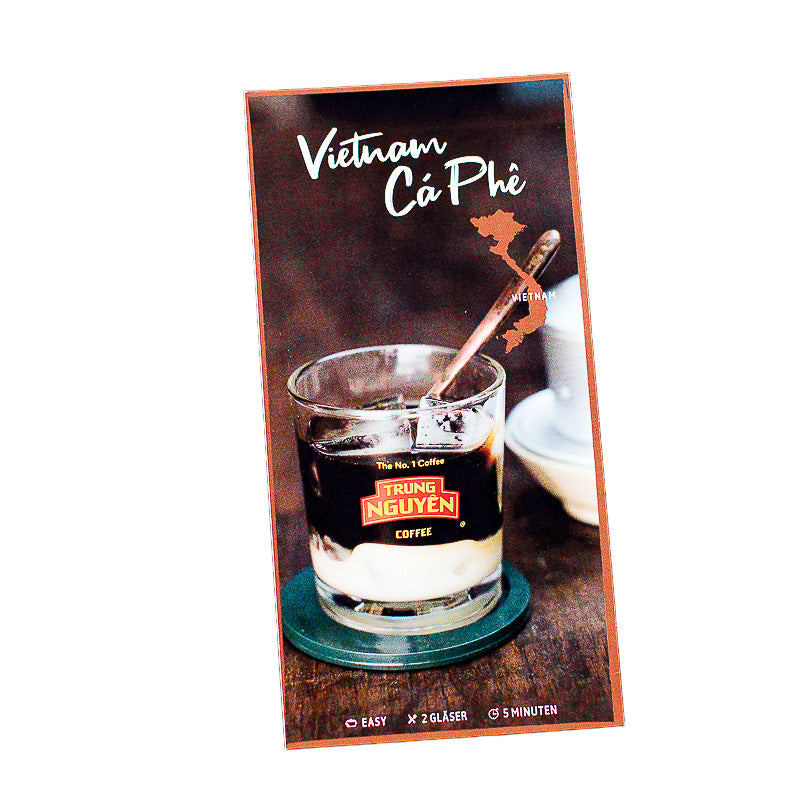Vietnam Kaffee Box mit Gläsern