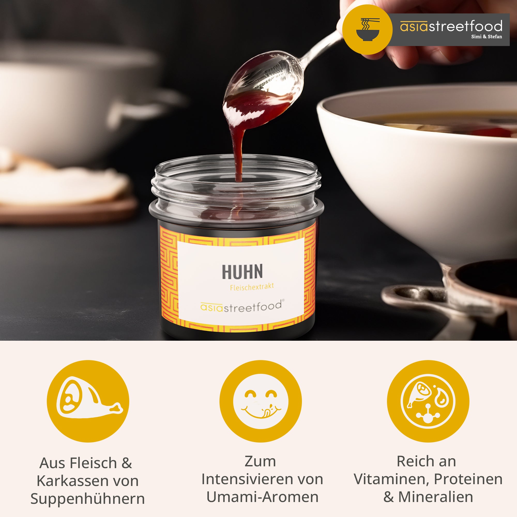 Huhn Fleischextrakt - 100% Huhn 100g