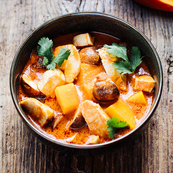 Thai Curry Kochbox - Pad Krapao, Rotes Curry, Tom Ka Gung