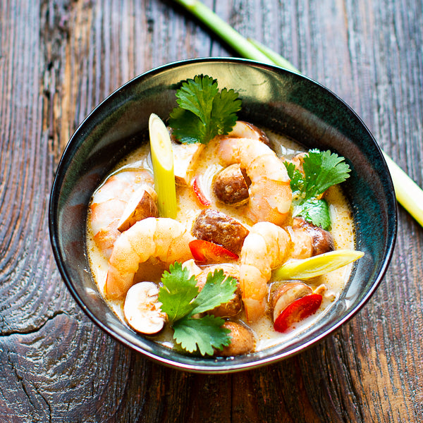 Thai Curry Kochbox - Pad Krapao, Rotes Curry, Tom Ka Gung