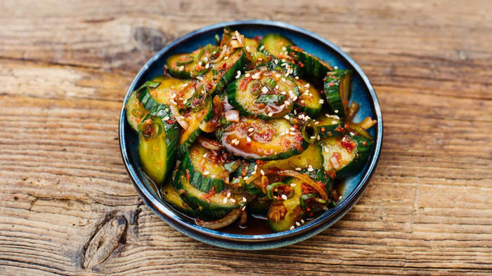Asiatischer Gurkensalat aus Korea