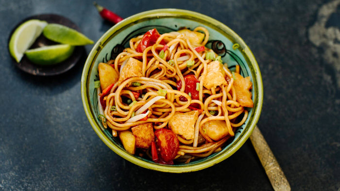 Veggie Mee Goreng – Gebratene Nudeln vegetarisch aus Malaysia