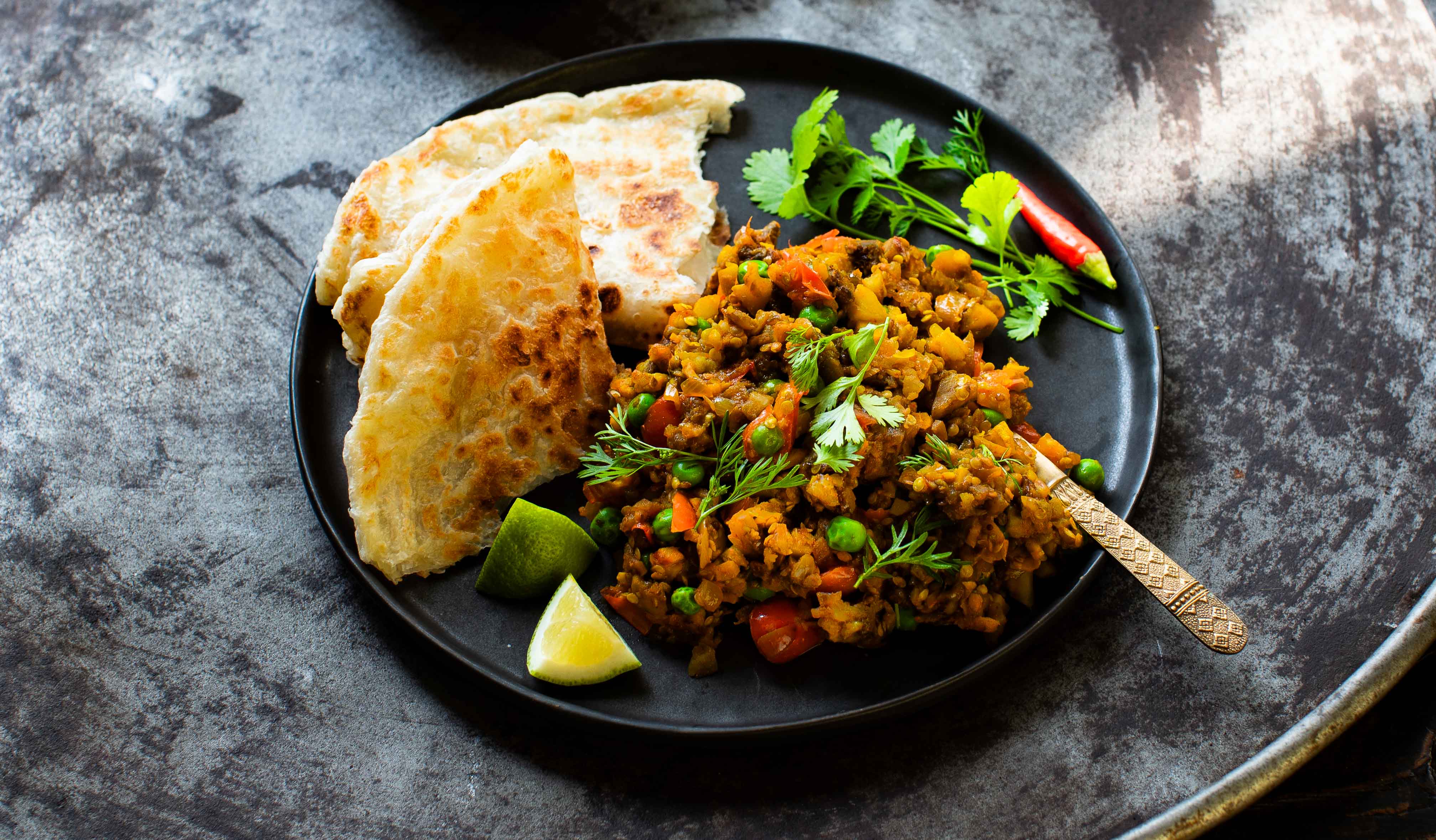 Baingan Bharta - Auberginenpüree aus dem Punjab