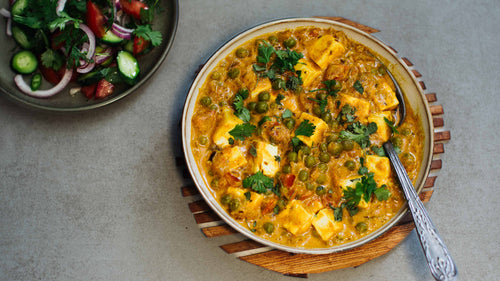 Mattar Paneer - Curry mit Erbsen und Paneer