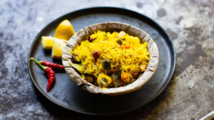 Poha – Indisches Frühstück aus Reisflocken