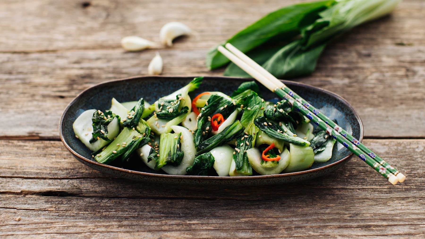Pak Choi aus dem Wok – knackige Asia-Beilage 🥬