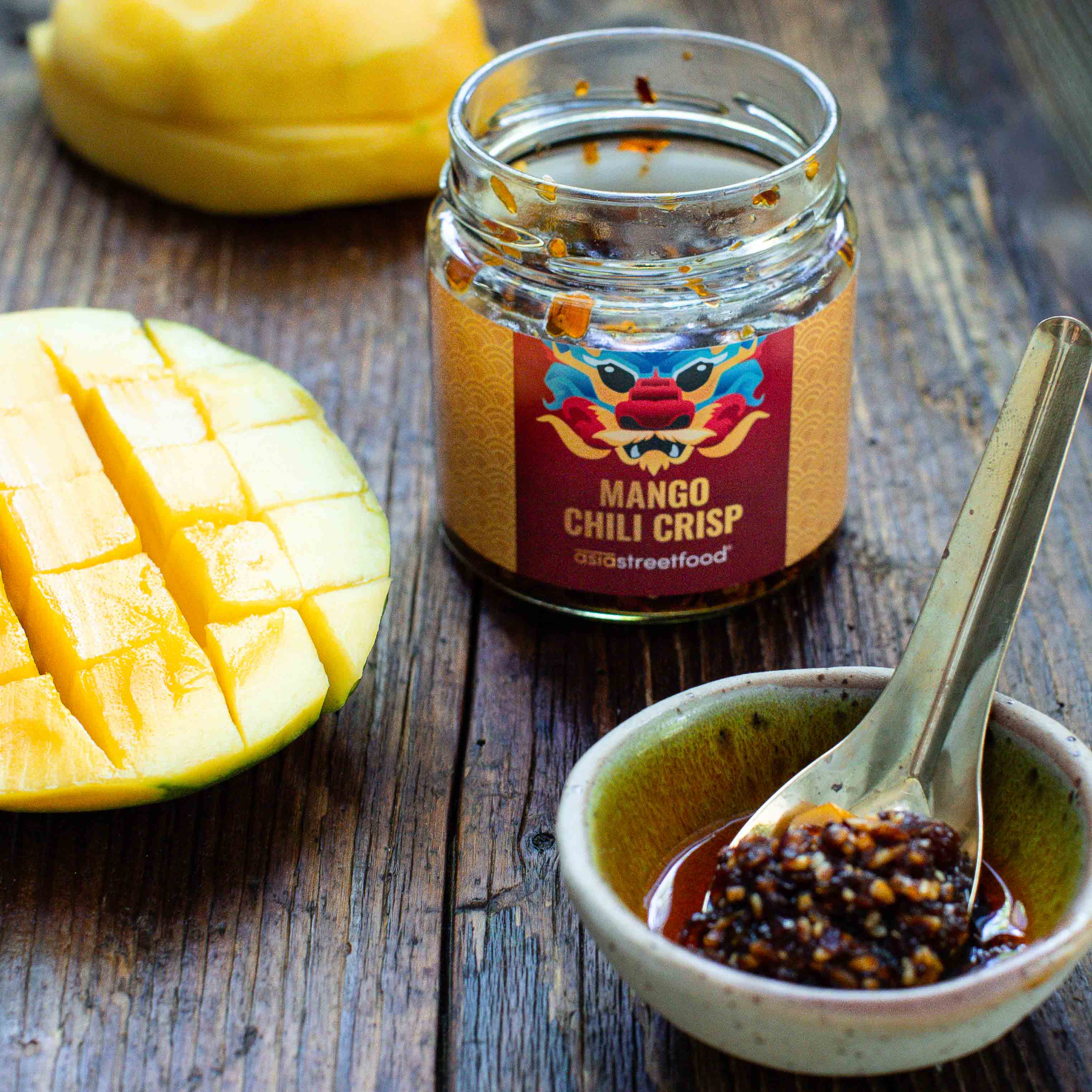 Mango Chili Crisp 160g – fruchtig-knuspriges Chili Topping
