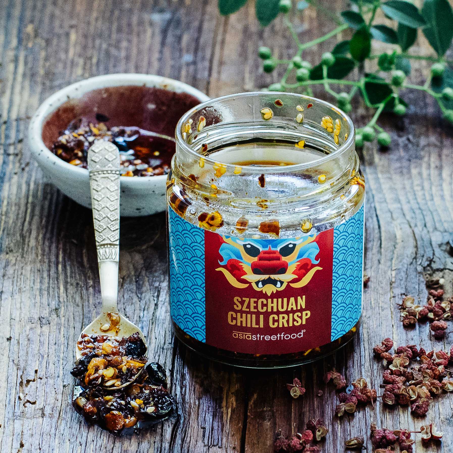 Szechuan Chili Crisp 160g – knuspriges Chili Topping
