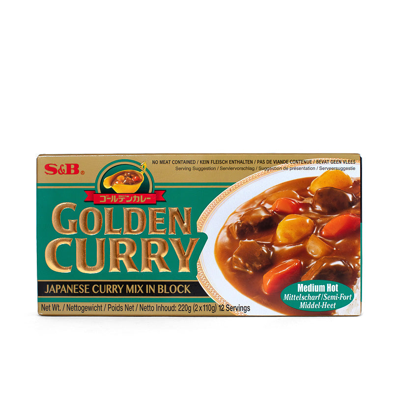 S&B Golden Curry mittelscharf 220 g