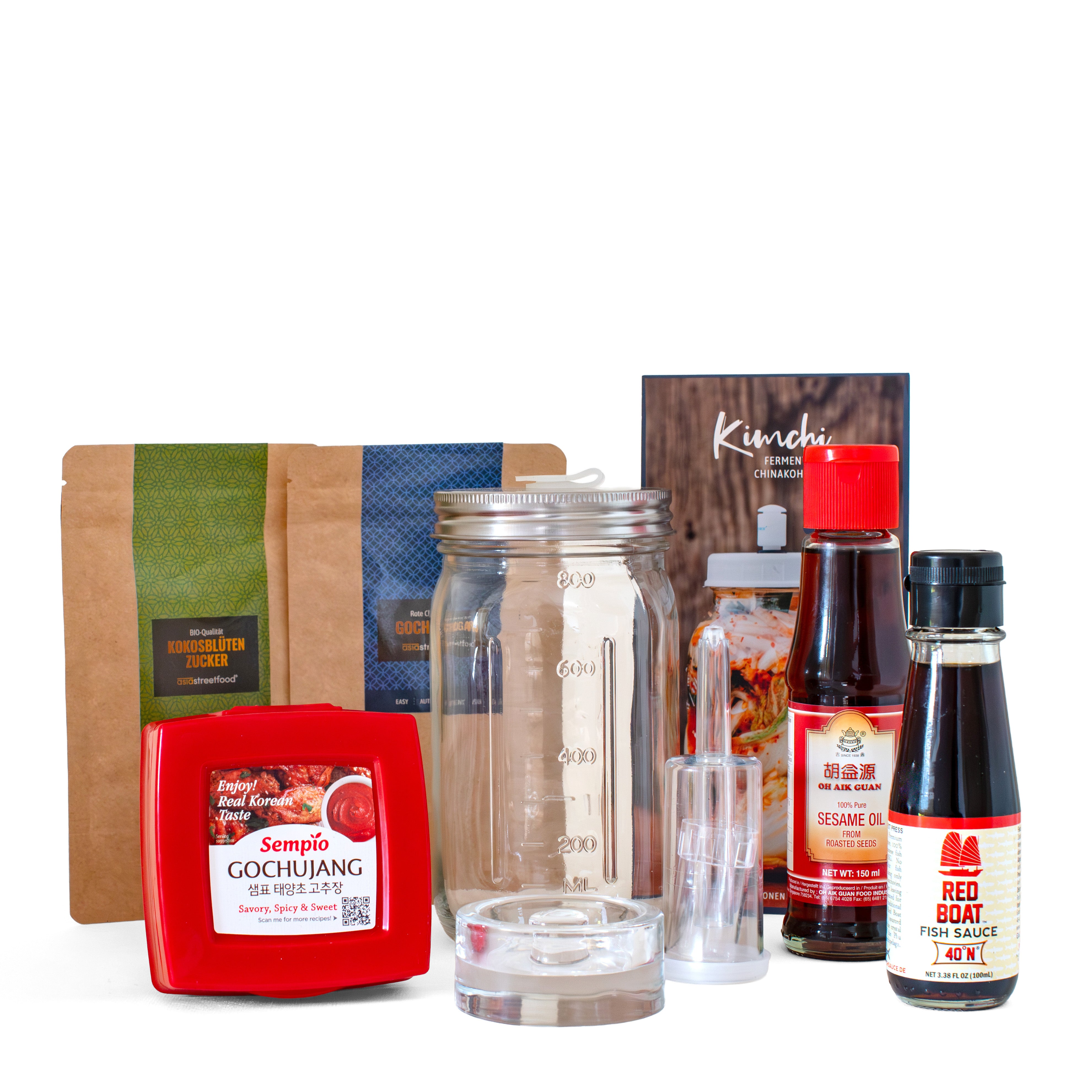 Kimchi Kochbox – Fermentierglas, Zutaten & Rezept