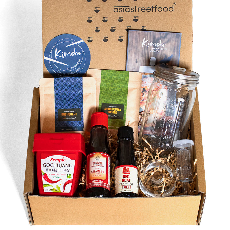 Kimchi Kochbox – Fermentierglas, Zutaten & Rezept