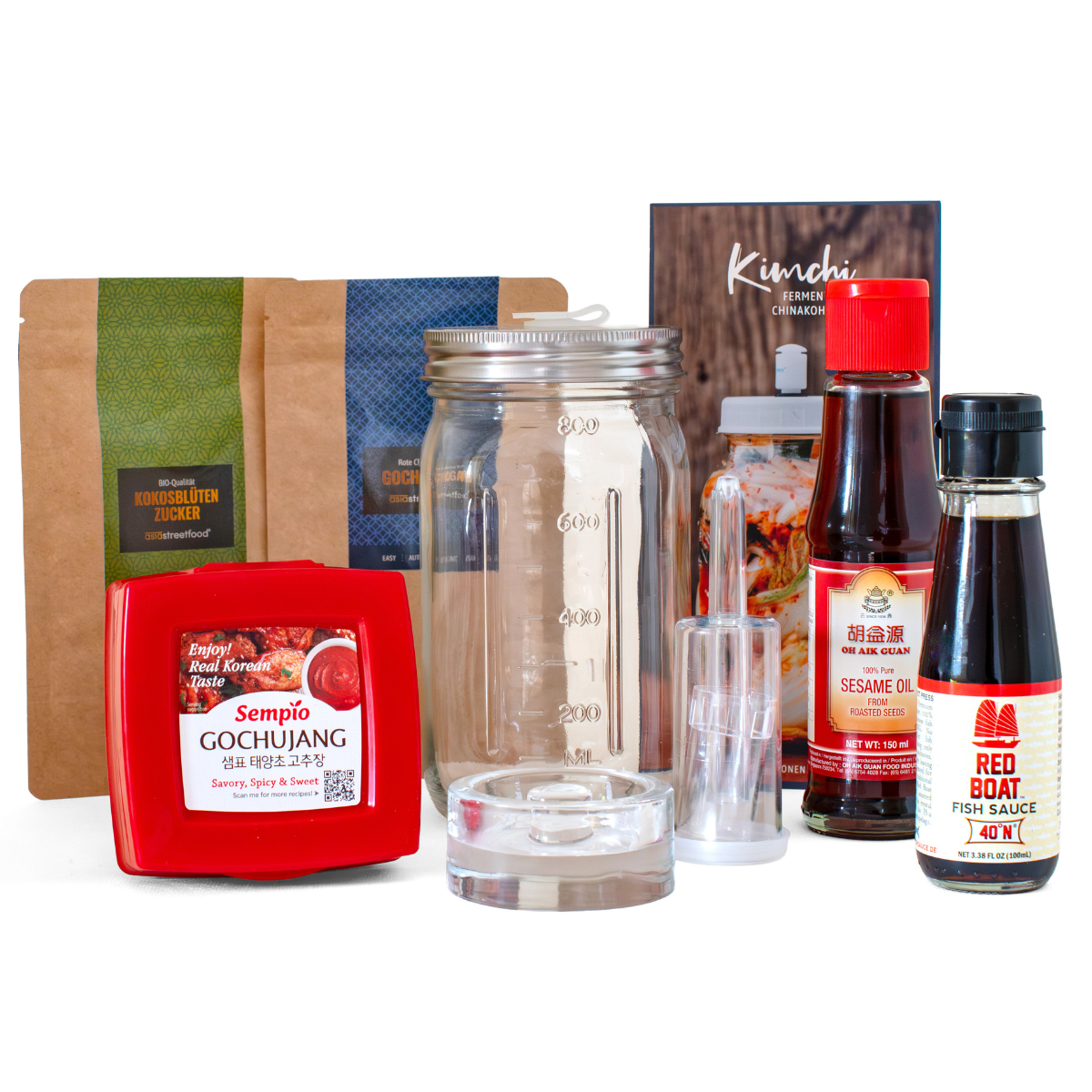 Kimchi Kochbox – Fermentierglas, Zutaten & Rezept