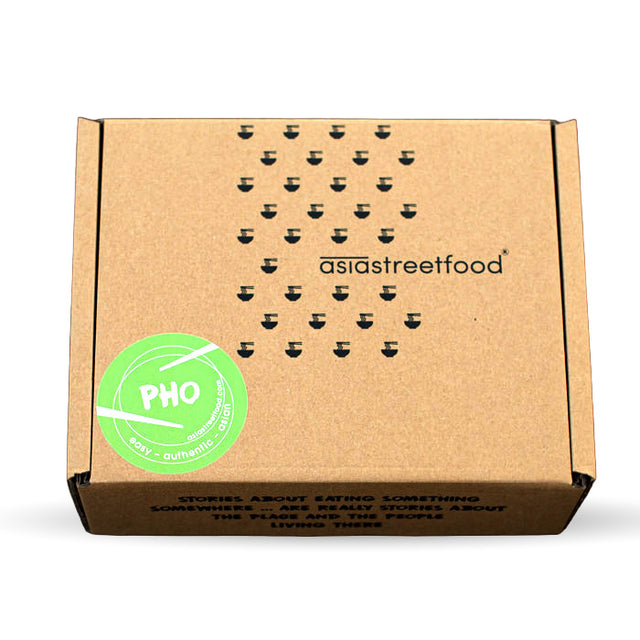 Pho Bo Gewürz und Fleischextrakt in einer Box