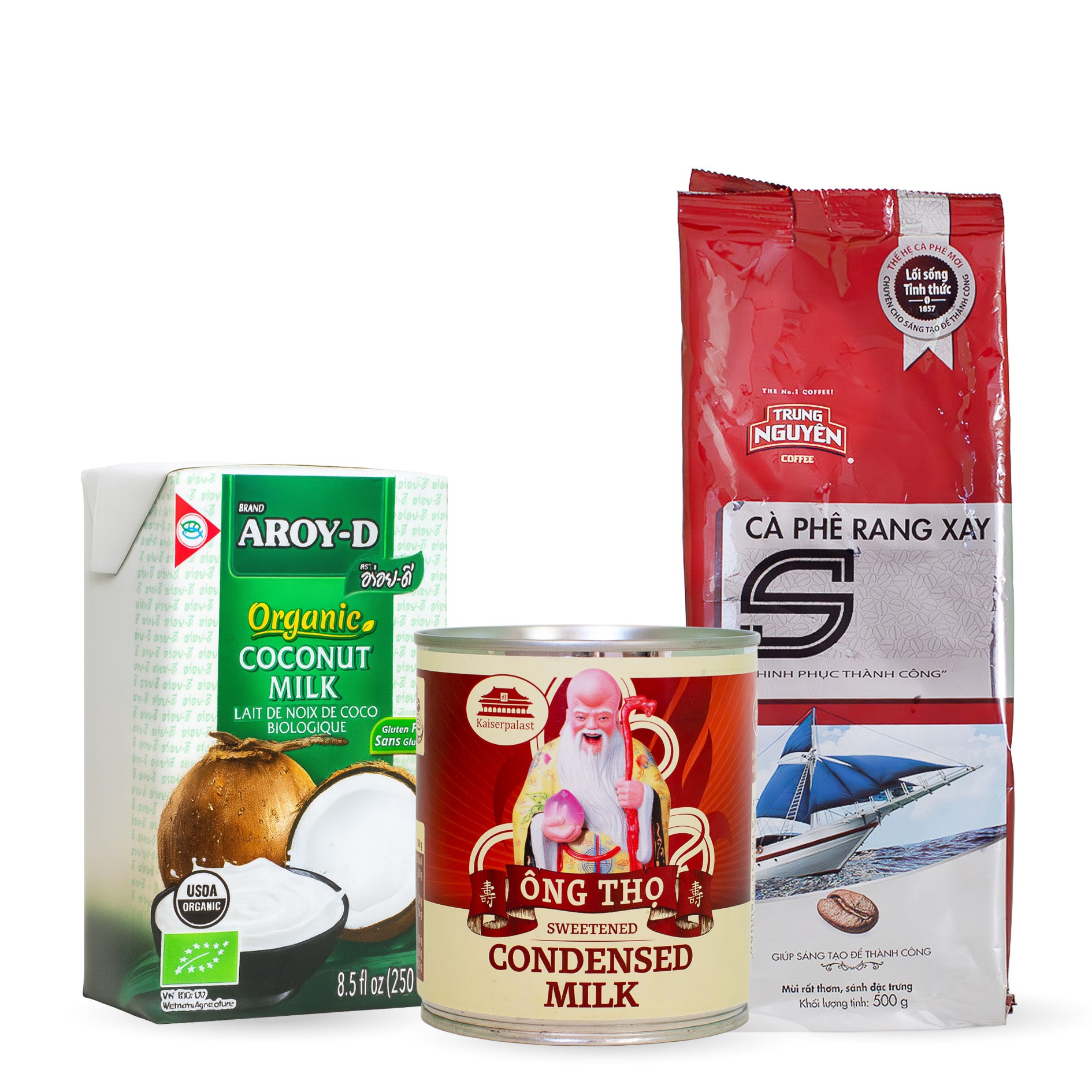 Vietnam Kaffee Set: Kokos-Mango-Kaffee