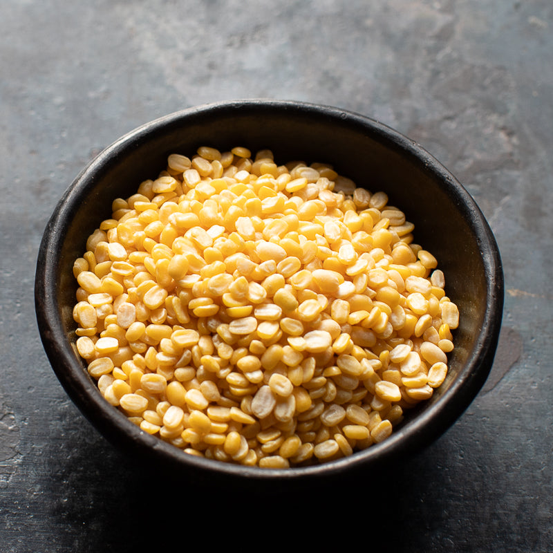 Gelbe Mungobohnen geschält & gespalten – 500 g