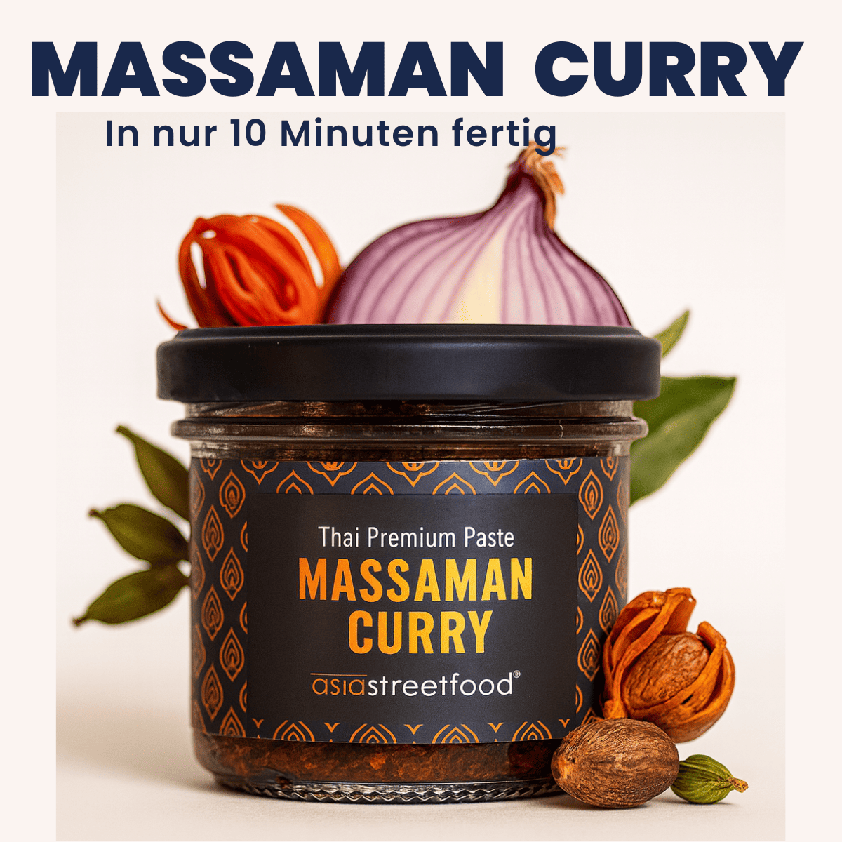Massaman Curry wird mit asiastreetfood Premium Massaman Currypaste und frischen Zutaten zubereitet