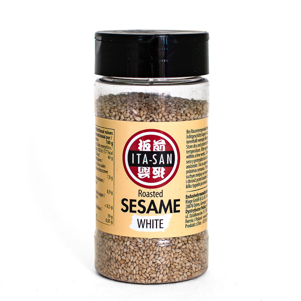 Gerösteter Sesam, weiss