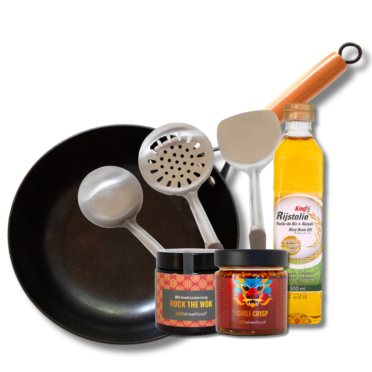 Wok Master Set 26 cm - authentisch wokken mit voller Power