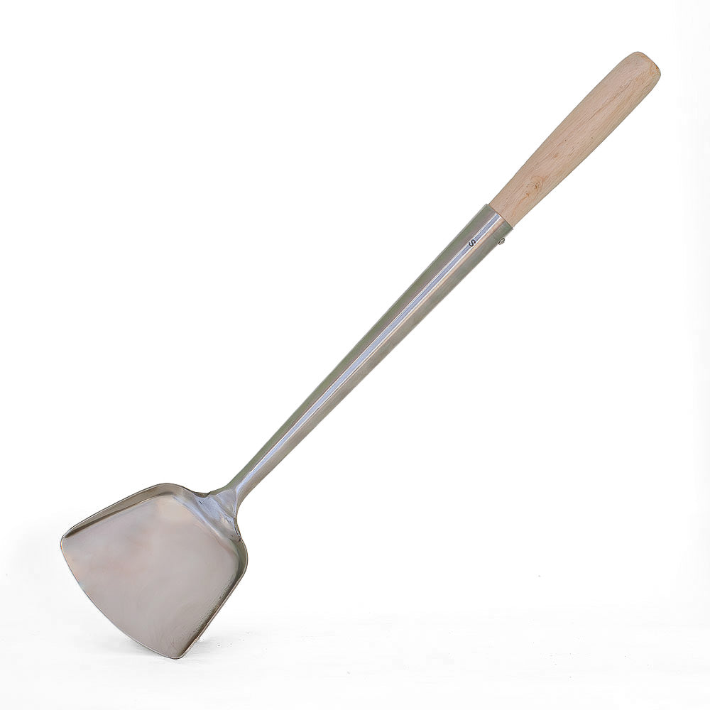 Wokwender mit Holzgriff